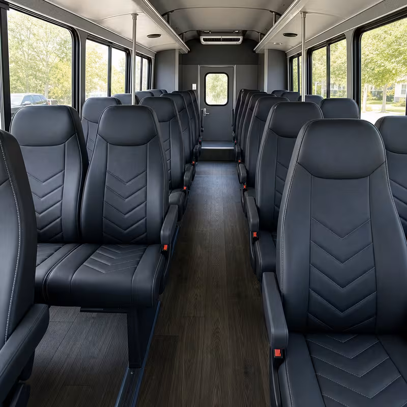 15-35 Passenger Minibus Interior