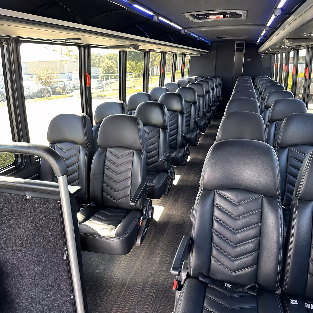 New Brunswick Airport Shuttle & Transportation party bus exterior