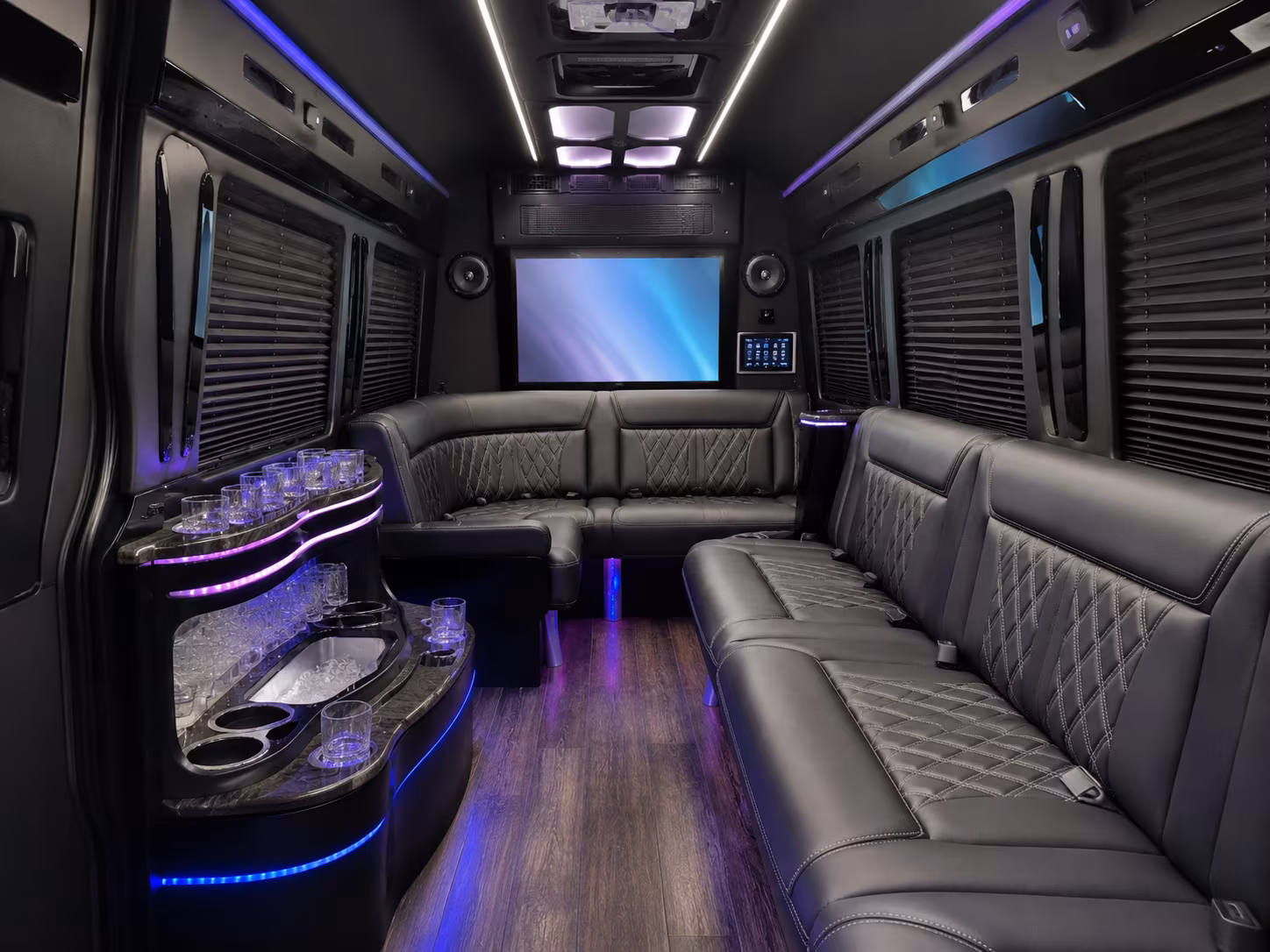 New Brunswick Airport Shuttle & Transportation party bus exterior