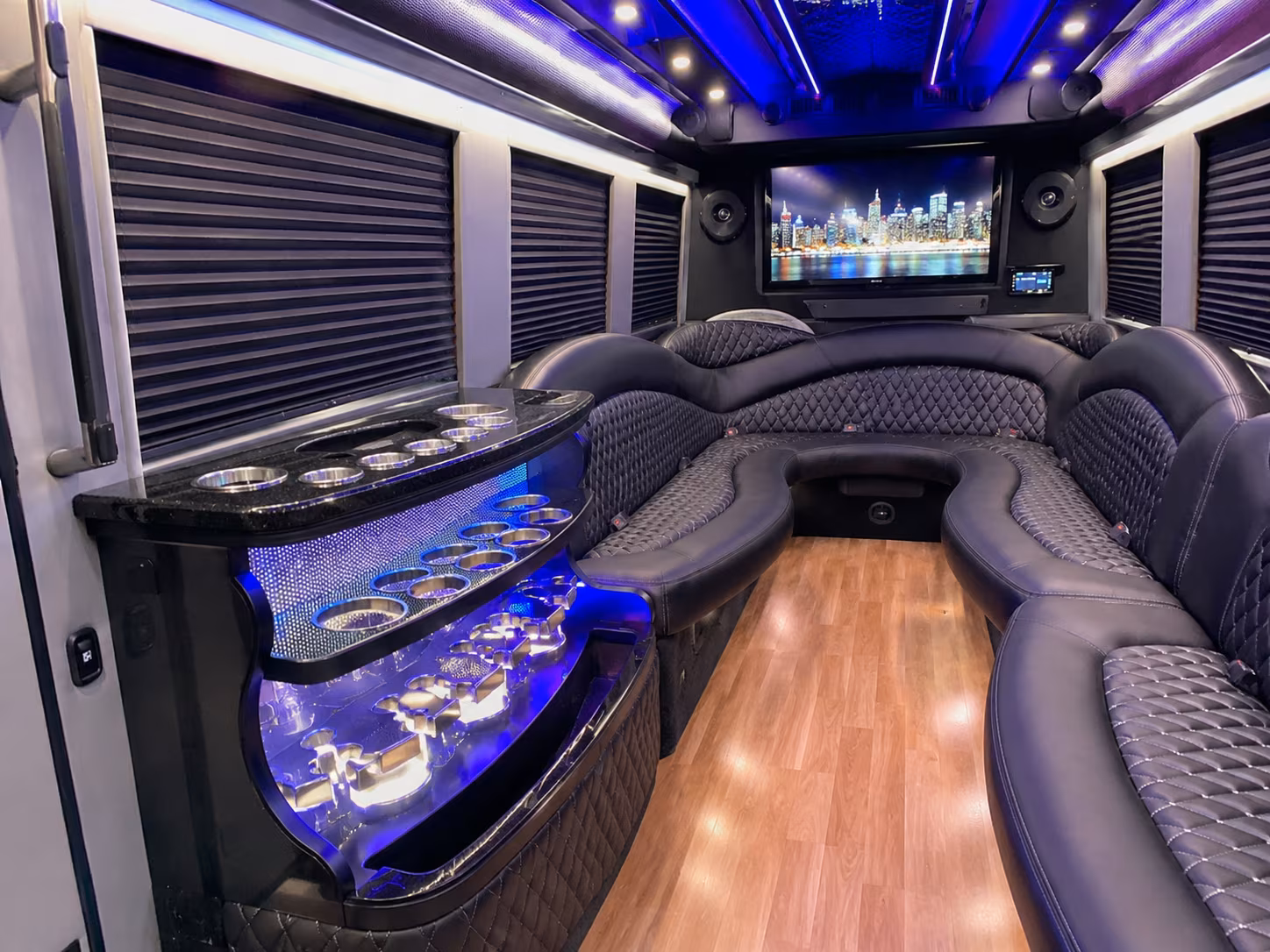 New Brunswick Concert & Music Festival Transportation party bus exterior