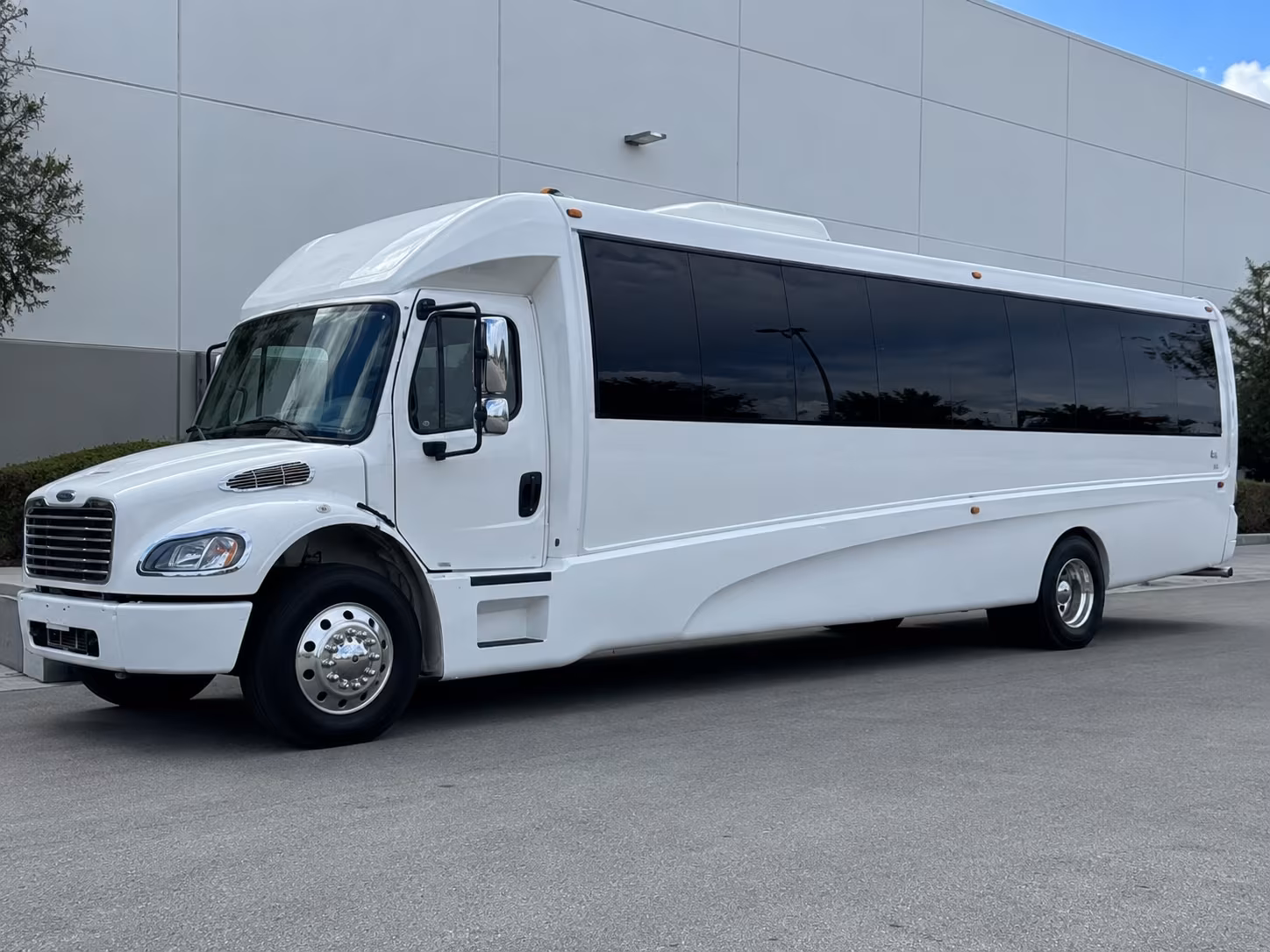 New Brunswick Private Event Transportation party bus exterior