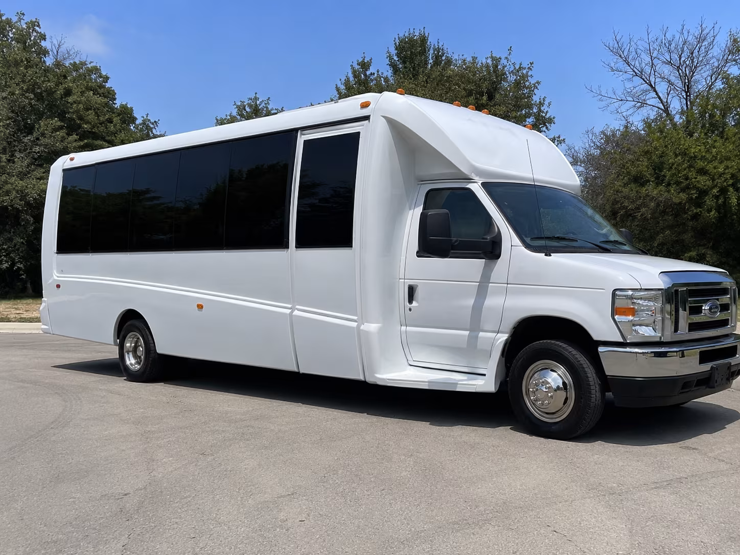 New Brunswick Private Event Transportation party bus exterior