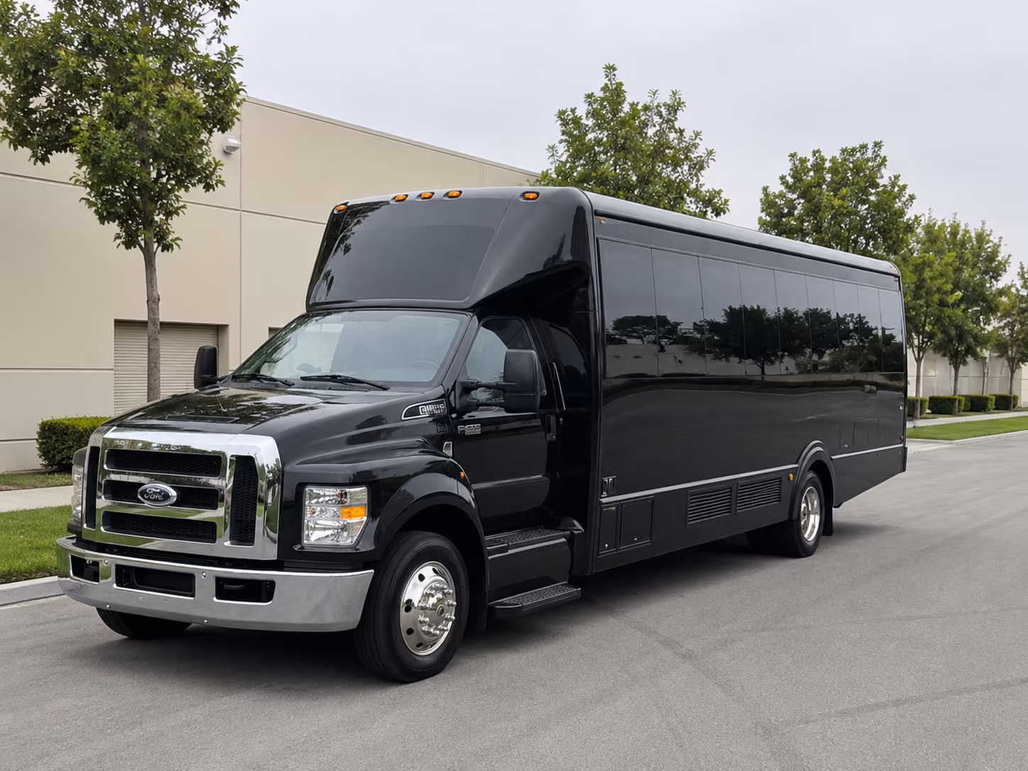 New Brunswick Prom & Homecoming Transportation party bus exterior