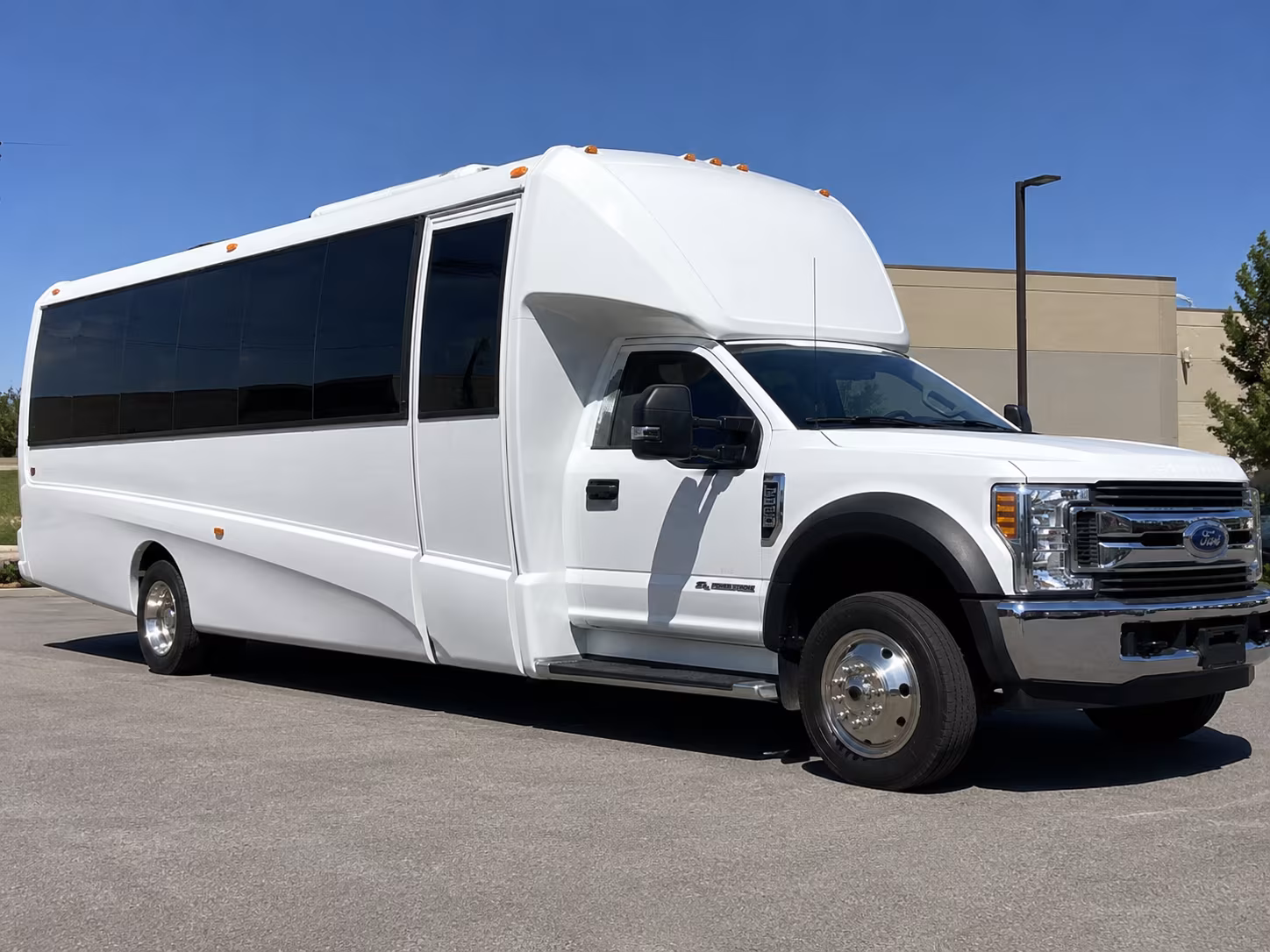 New Brunswick School Event Transportation party bus exterior