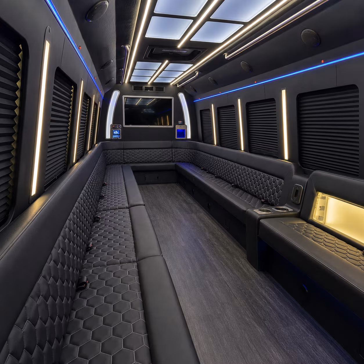 New Brunswick Sporting Event Transportation onboard seating