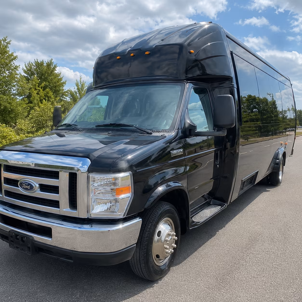New Brunswick Sporting Event Transportation party bus exterior