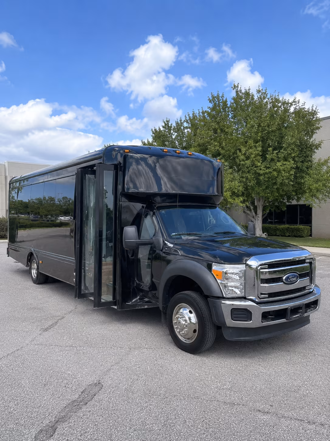 New Brunswick Wedding Transportation party bus exterior