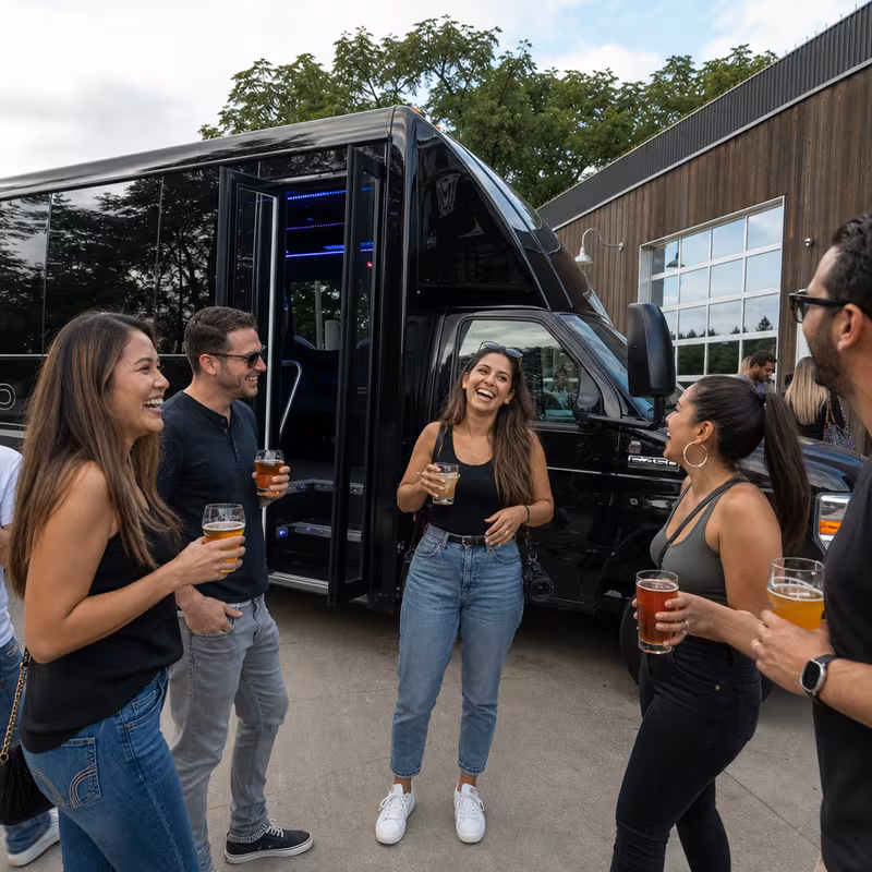 New Brunswick Winery & Brewery Tour Transportation fleet vehicle